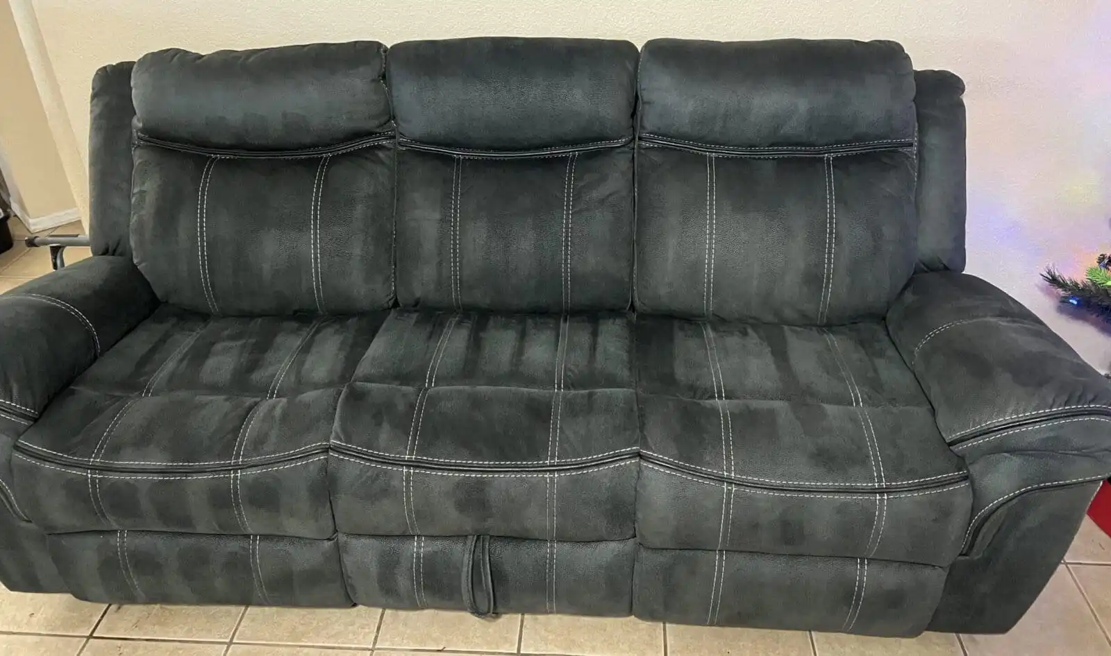 Before and after sofa cleaning in Surprise
