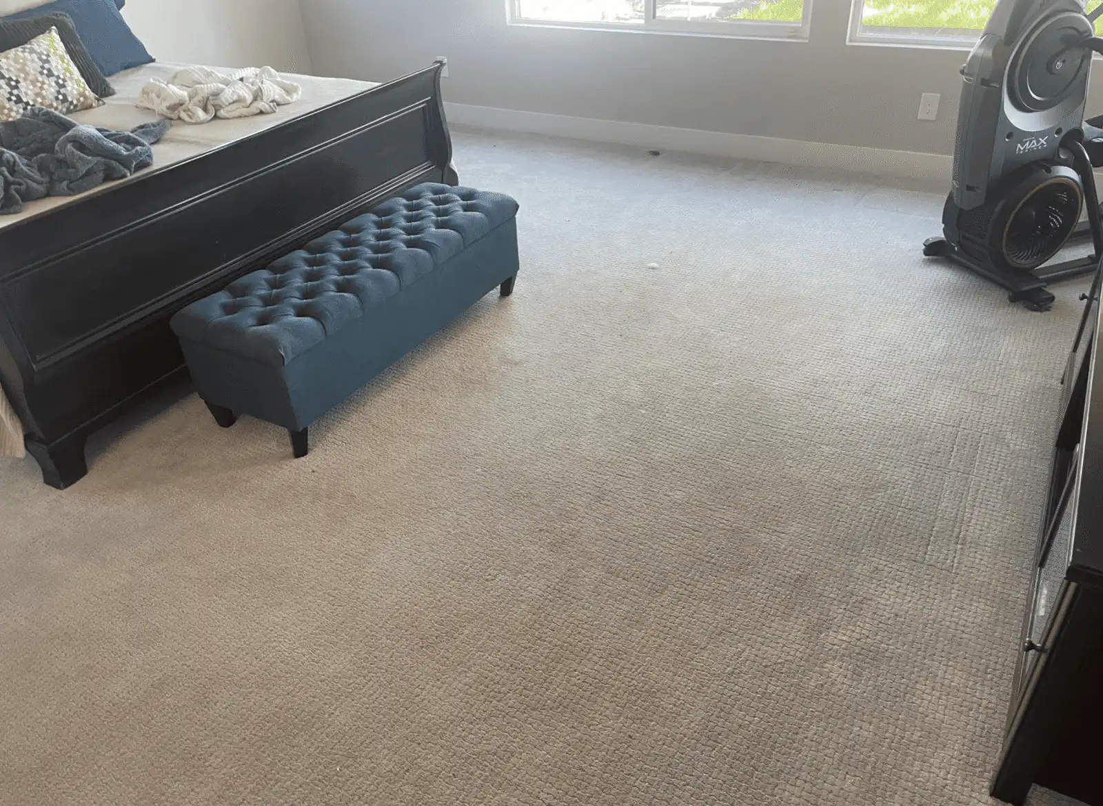 Before and after cleaning results