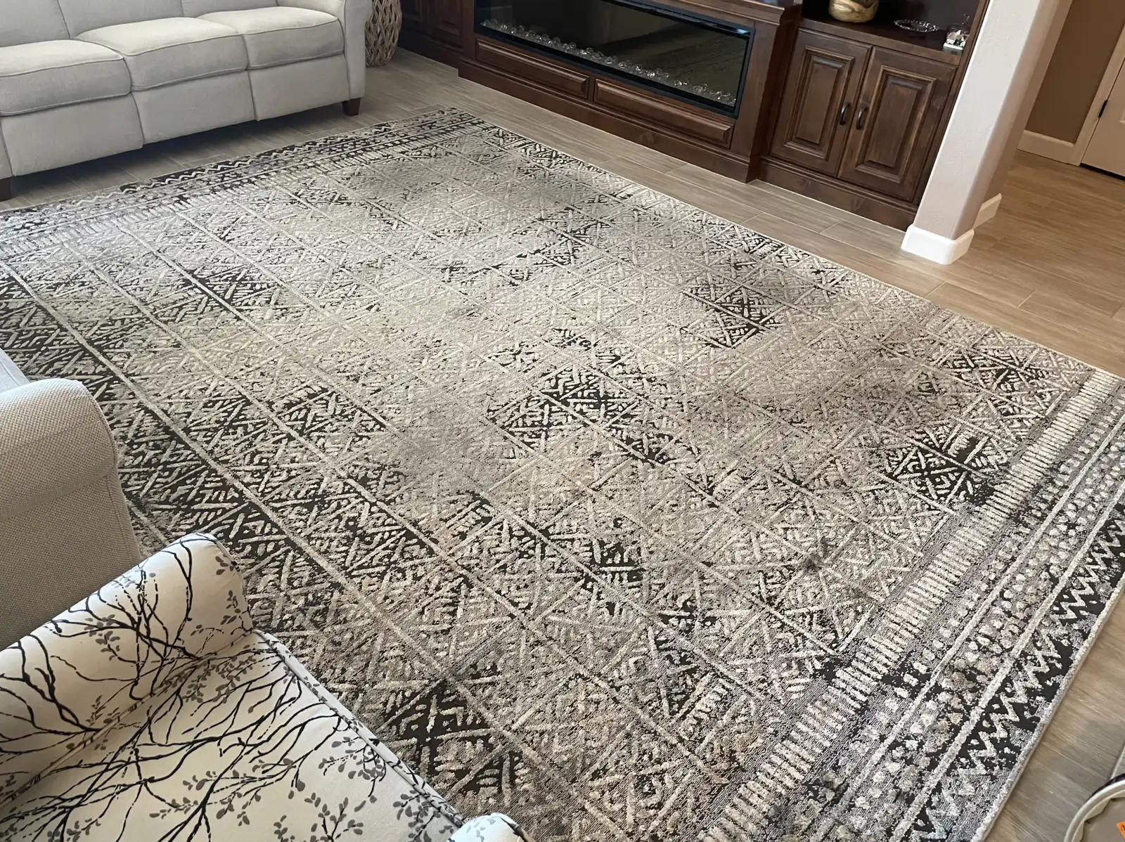 Before and after cleaning results