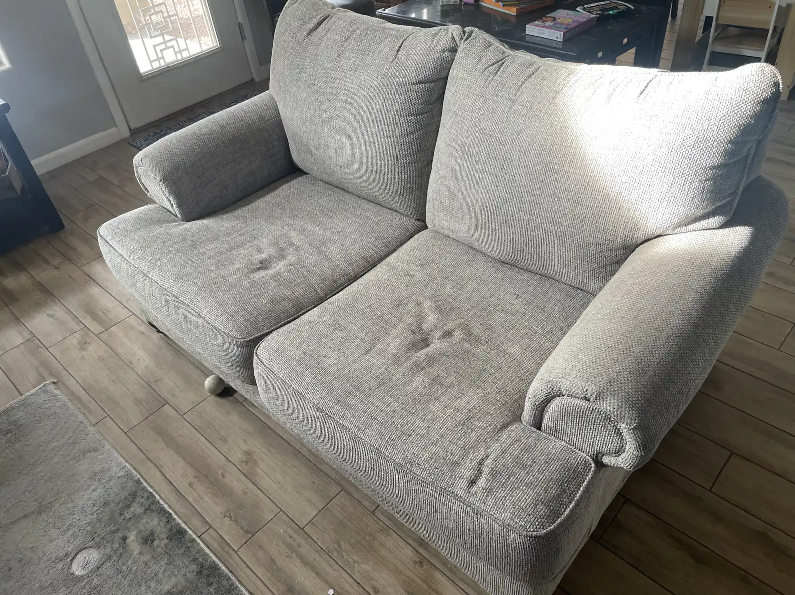 Before and after cleaning results