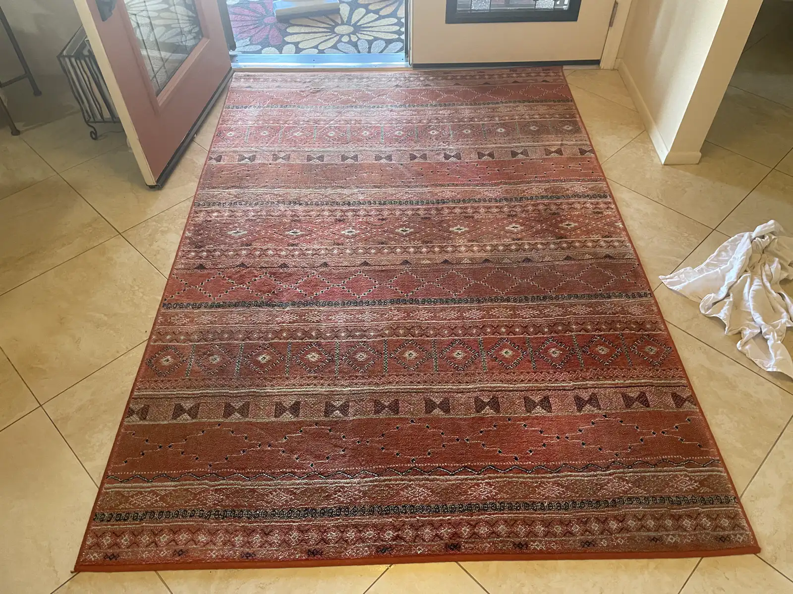 Before and after cleaning results