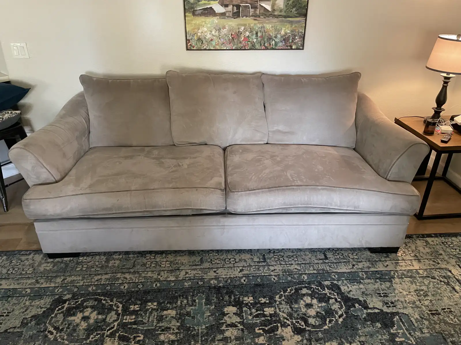 Before and after cleaning results