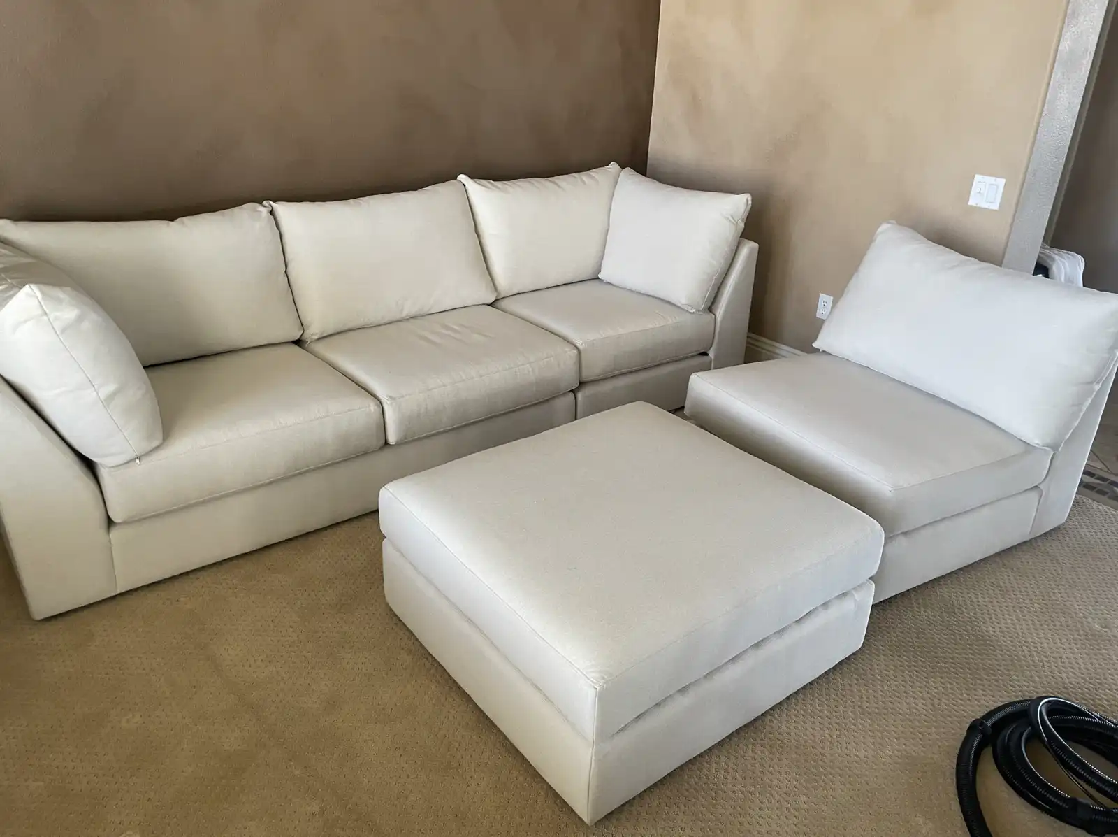 Before and after cleaning results