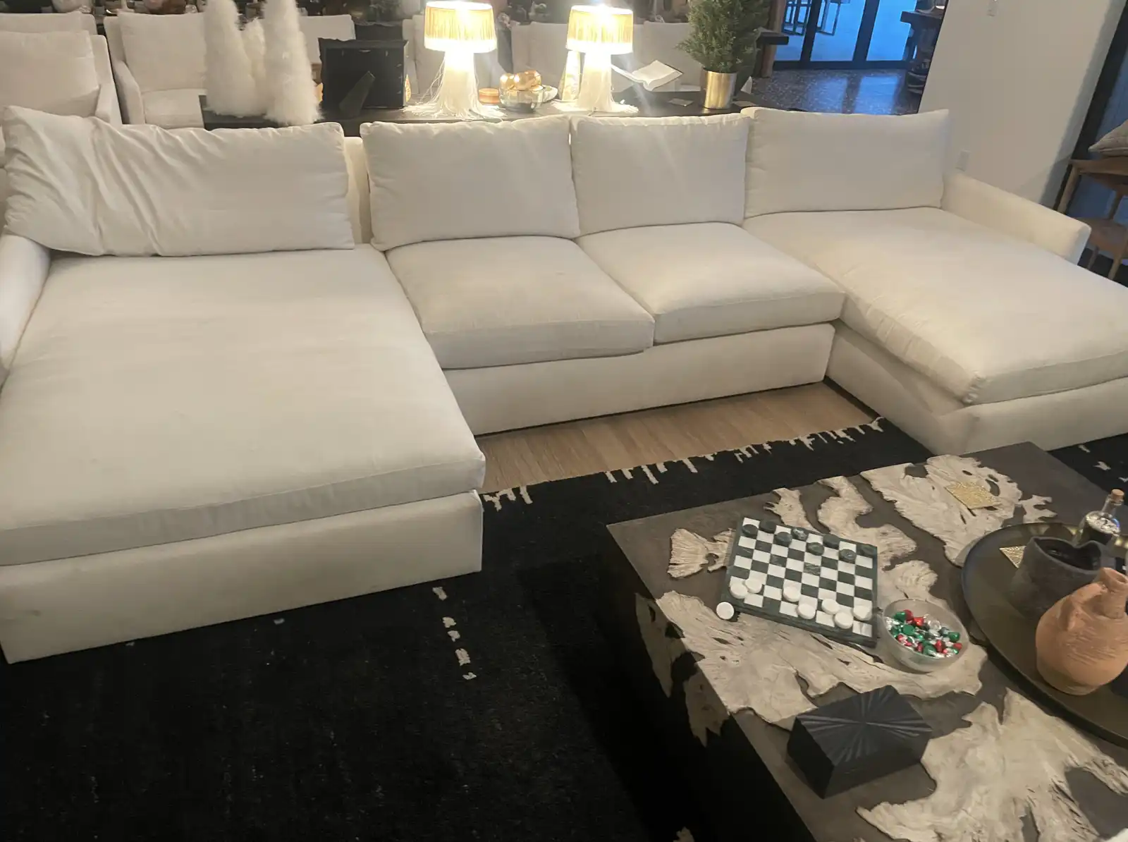 Before and after cleaning results