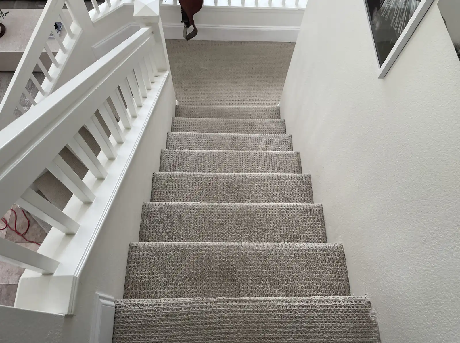 Before and after cleaning results