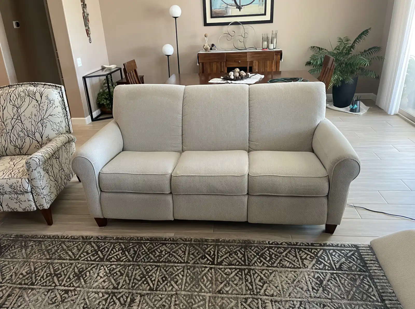 Before and after cleaning results