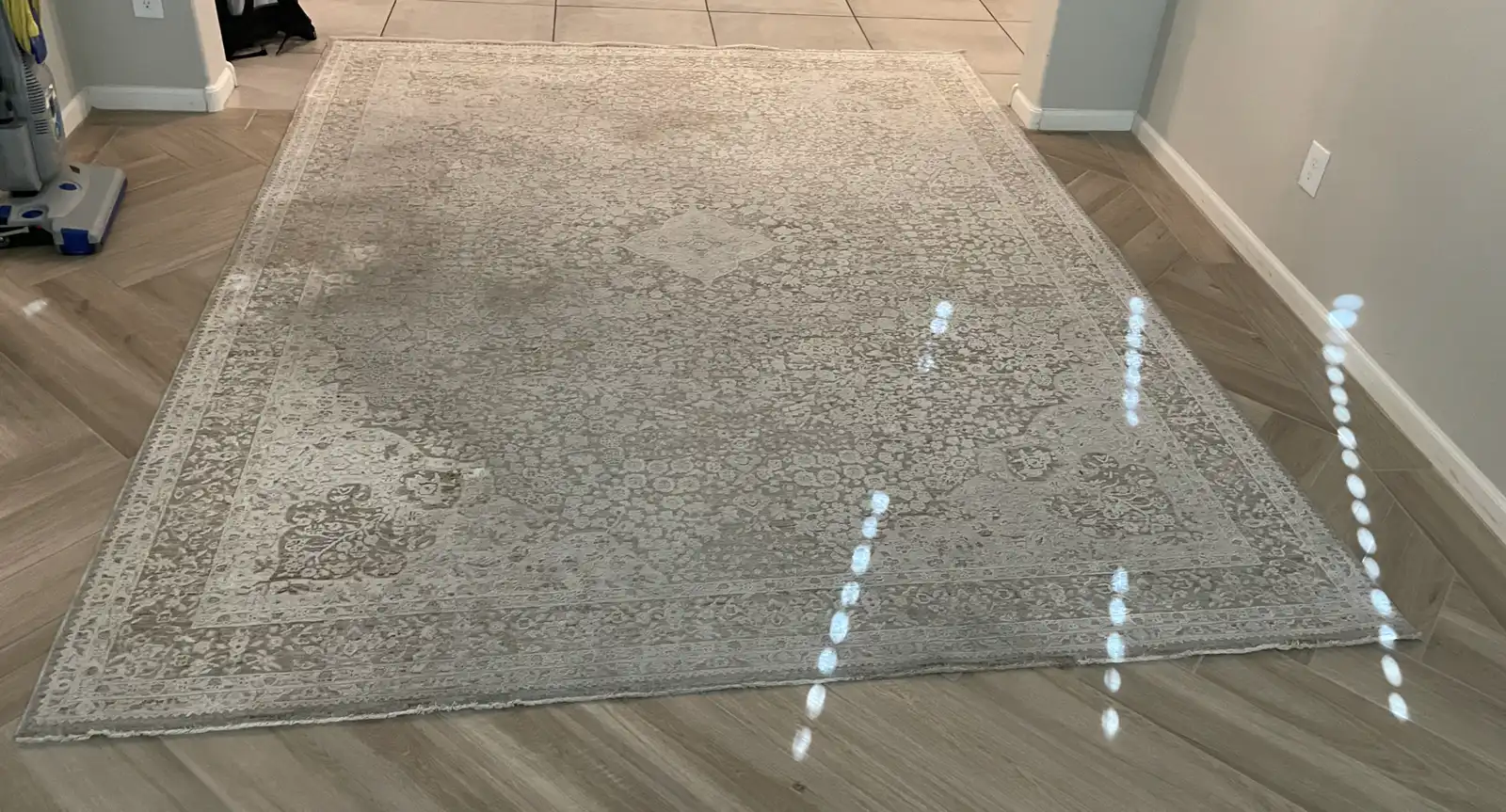 Before and after cleaning results