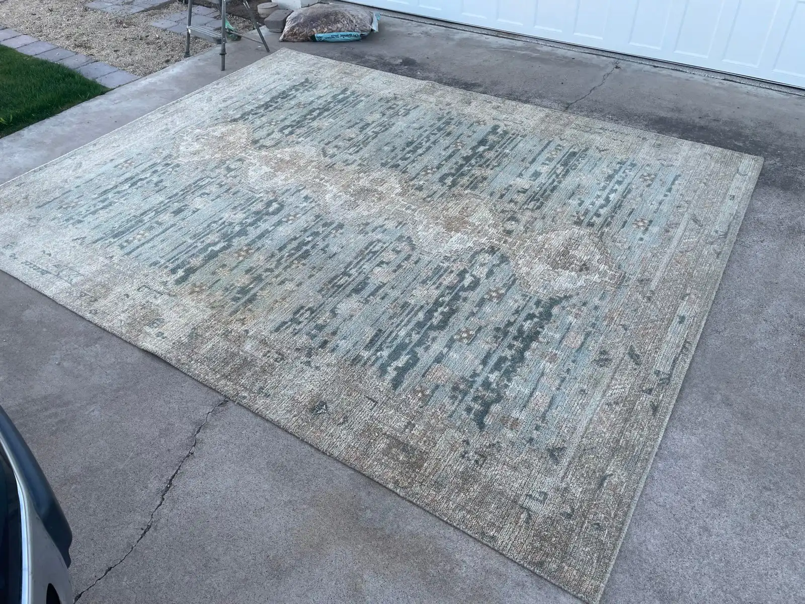 Before and after cleaning results