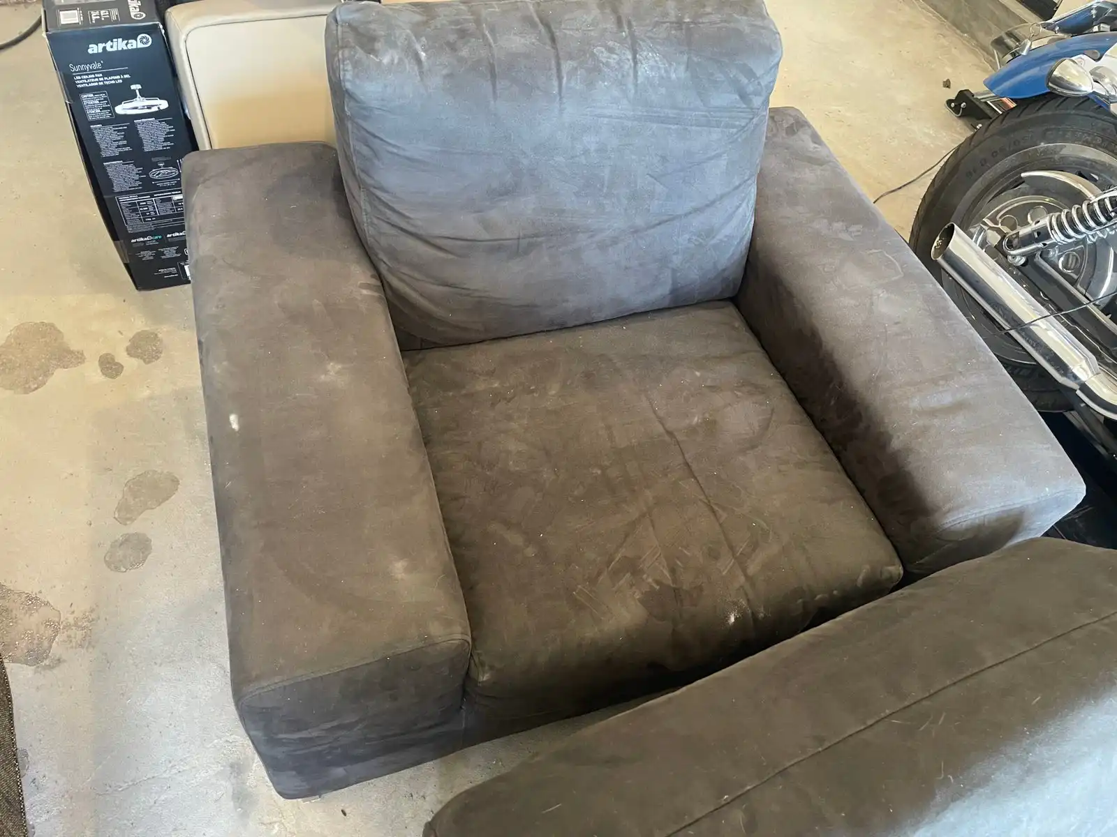 Before and after cleaning results