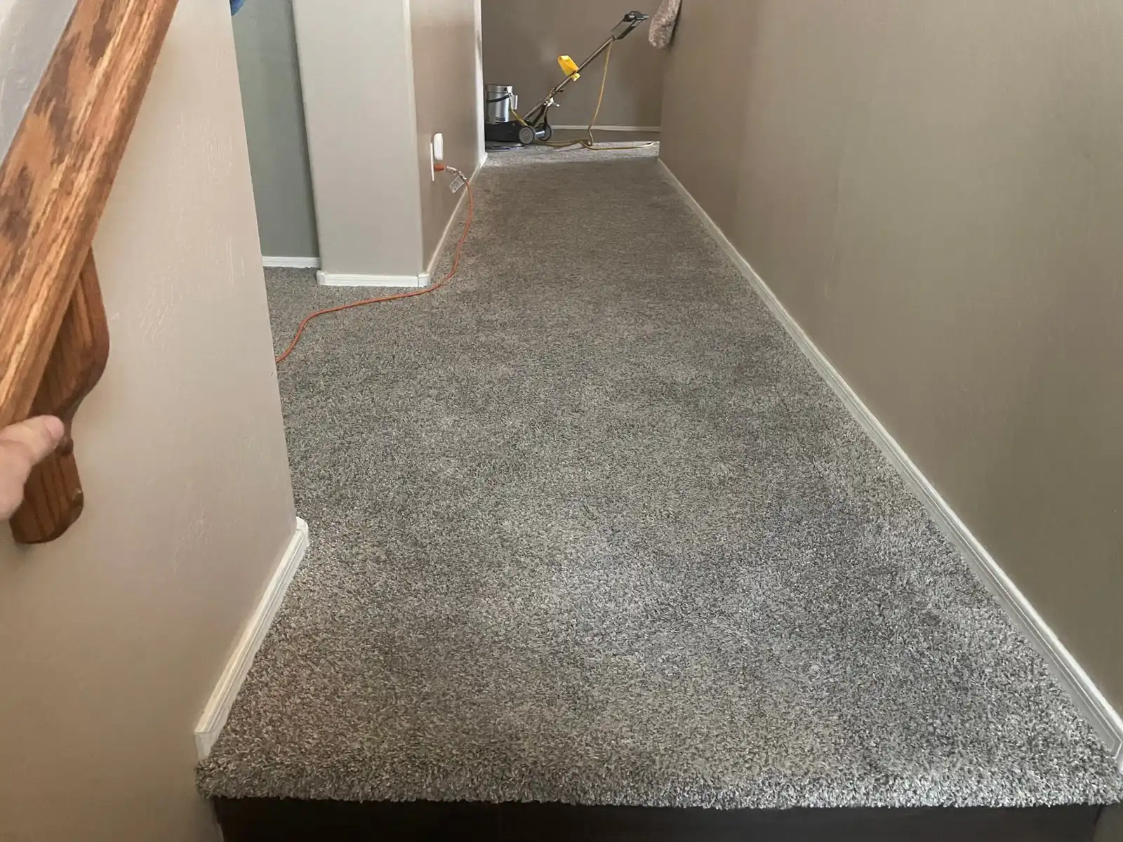 Before and after cleaning results