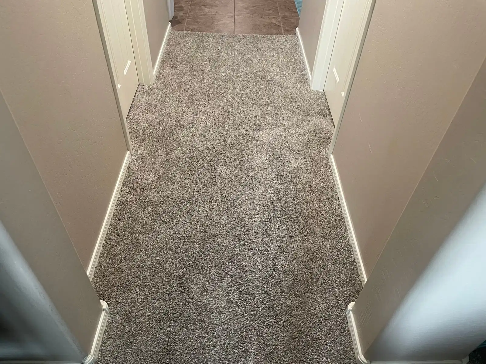 Before and after cleaning results