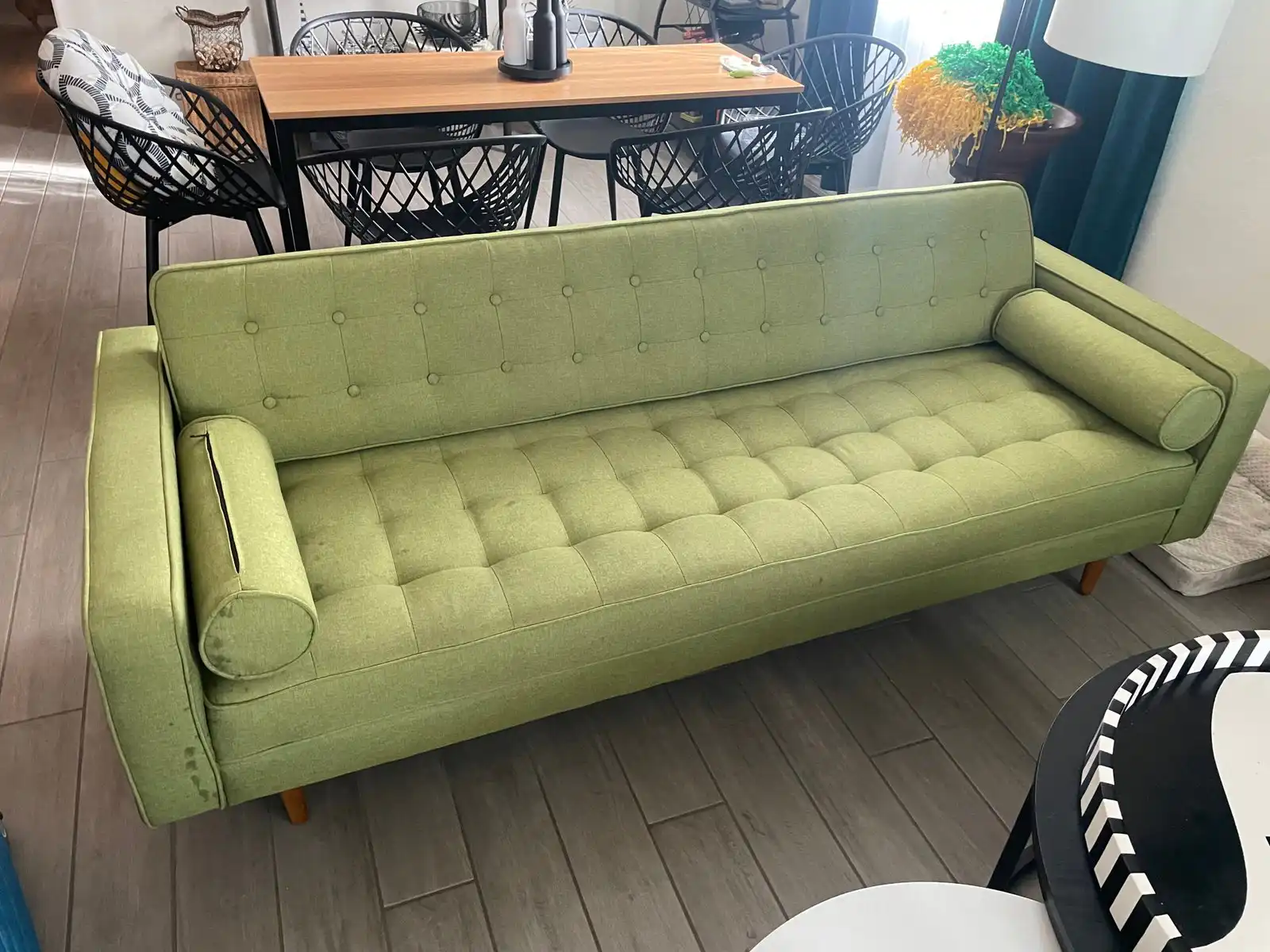 Before and after cleaning results