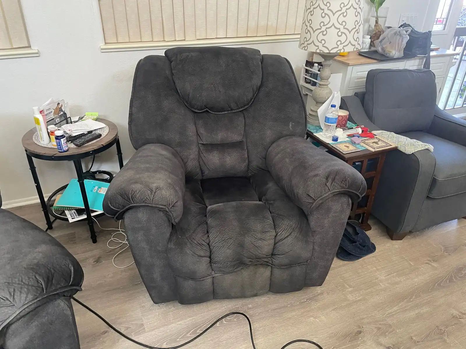 Before and after cleaning results