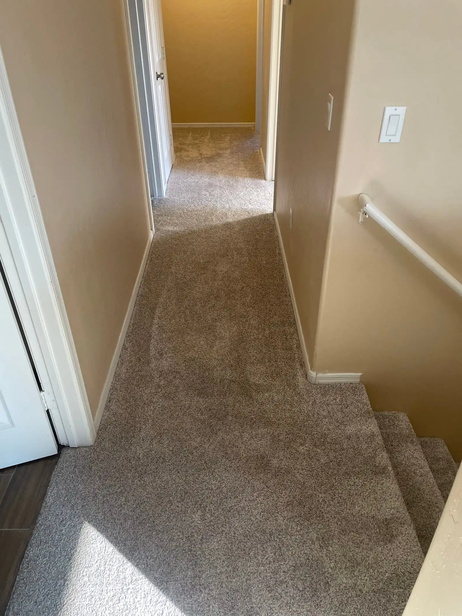 Before and after cleaning results