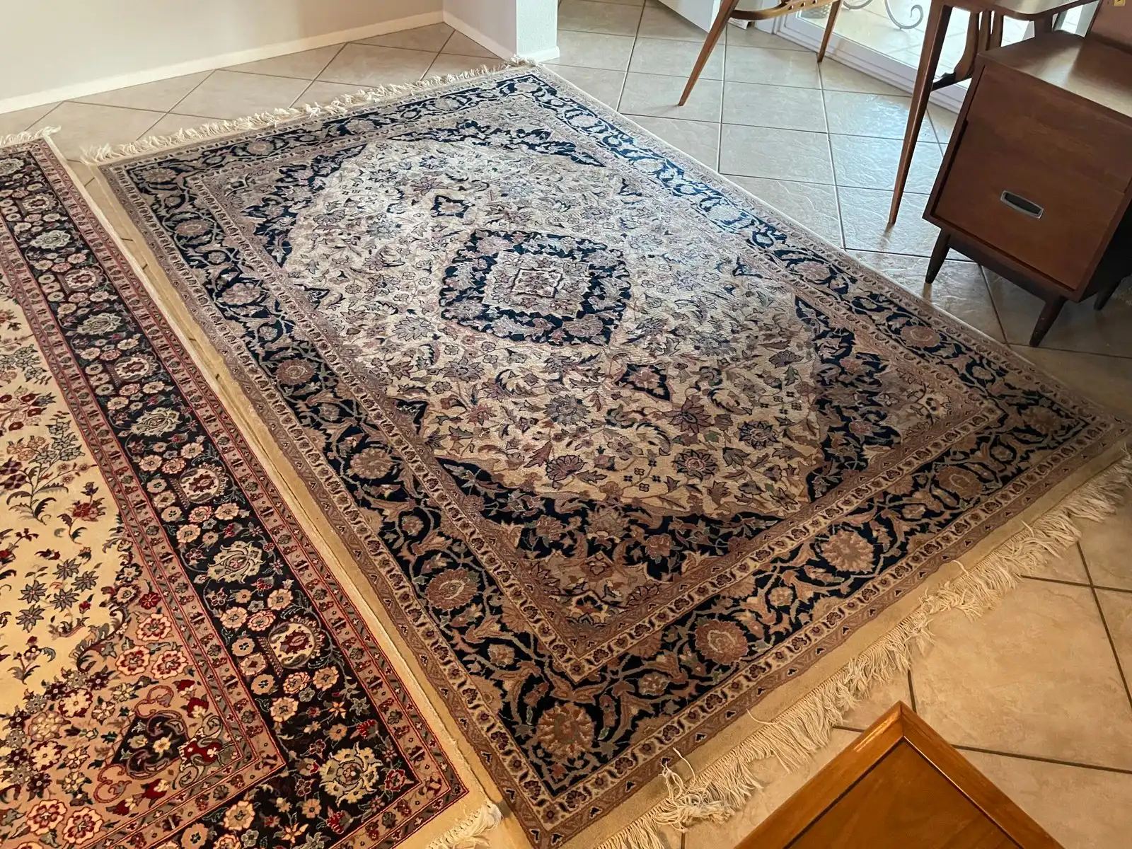 Before and after cleaning results