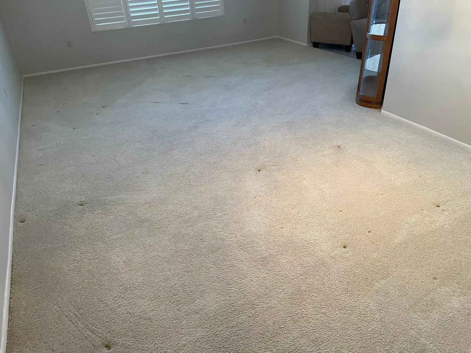 Before and after cleaning results