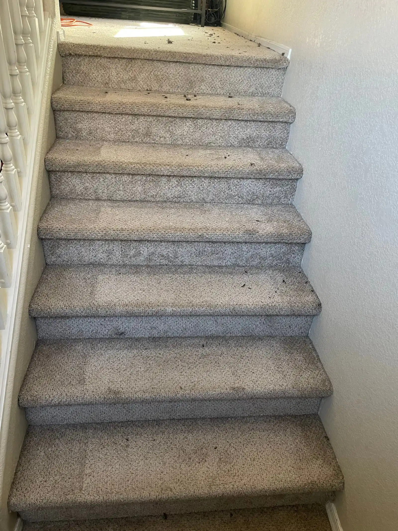 Before and after cleaning results