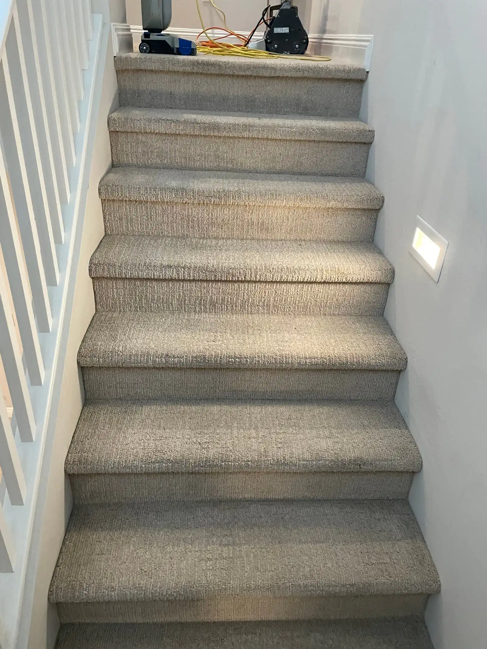 Before and after cleaning results