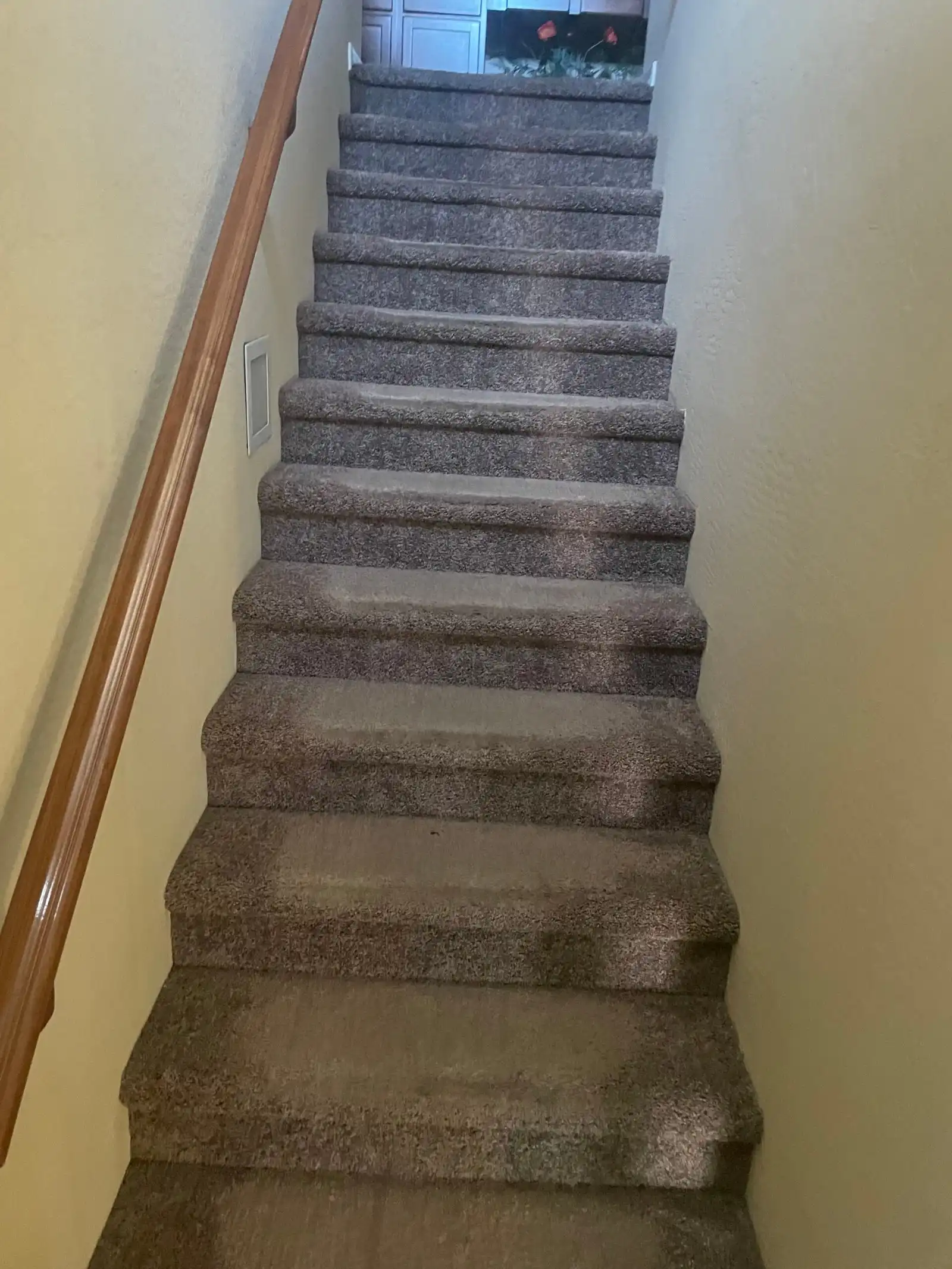 Before and after cleaning results