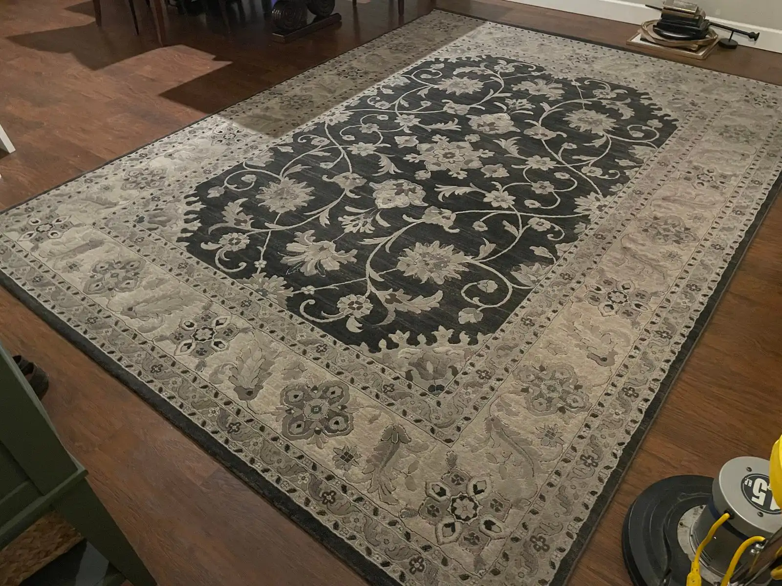 Before and after cleaning results