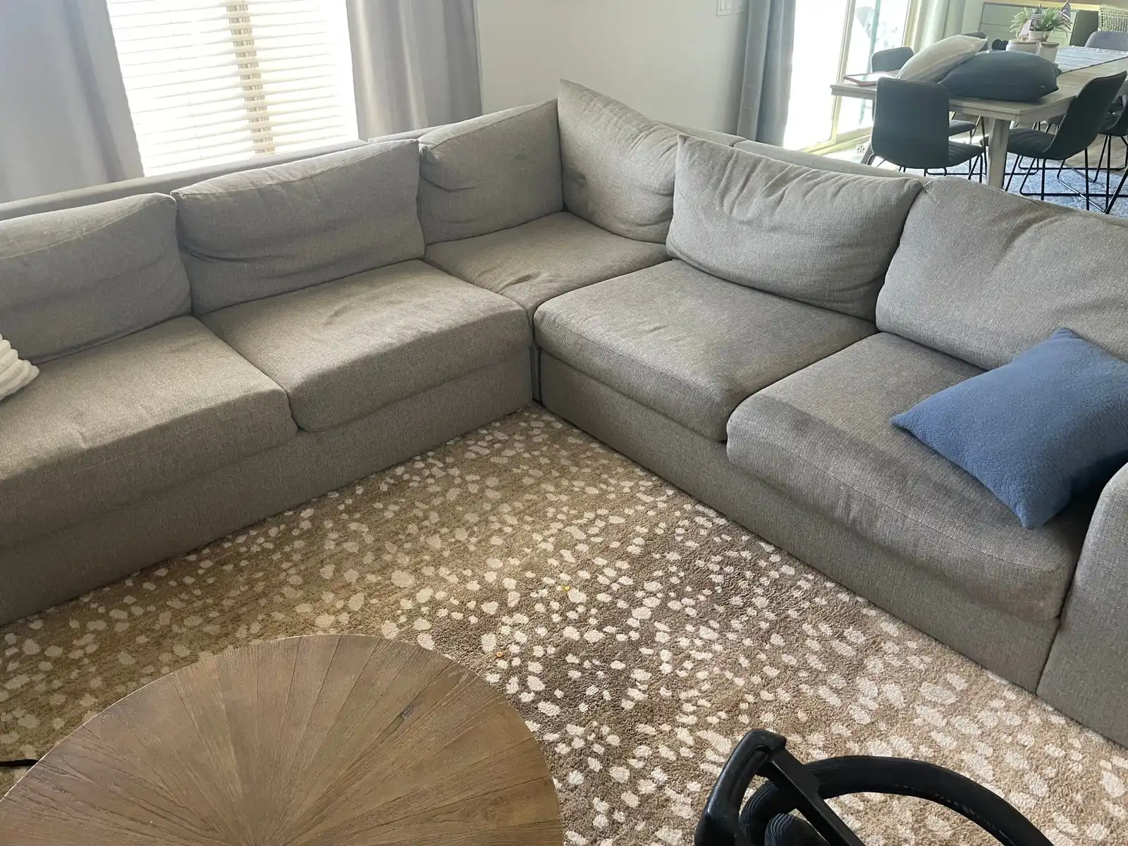 Before and after cleaning results