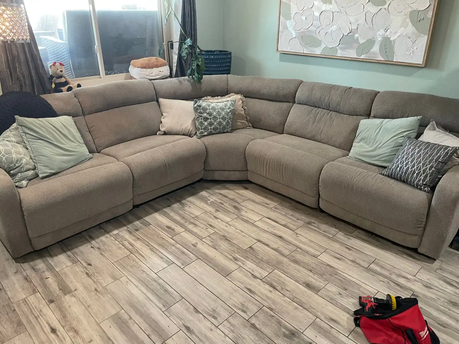 Before and after cleaning results