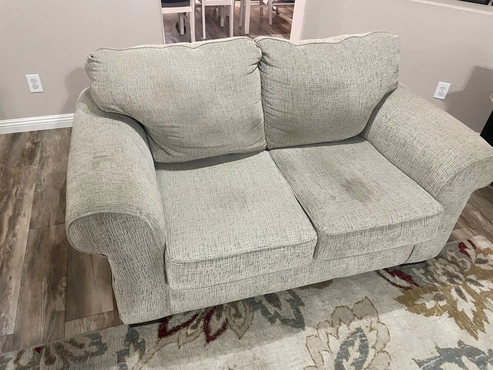 Before and after cleaning results