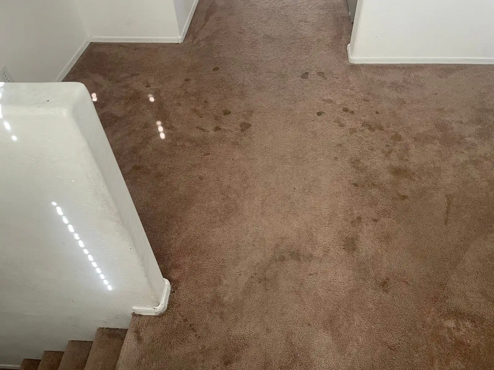 Before and after cleaning results