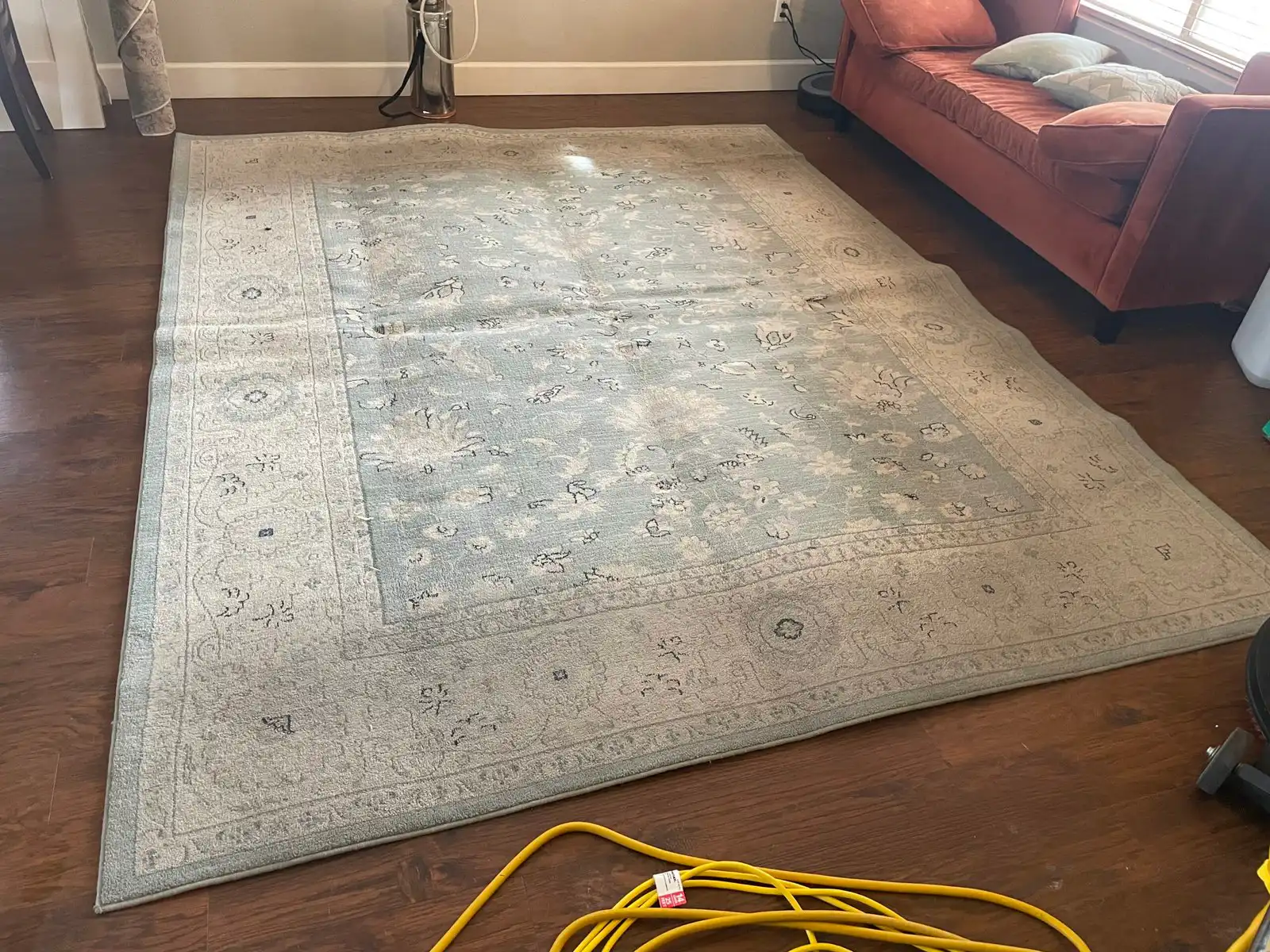 Before and after cleaning results