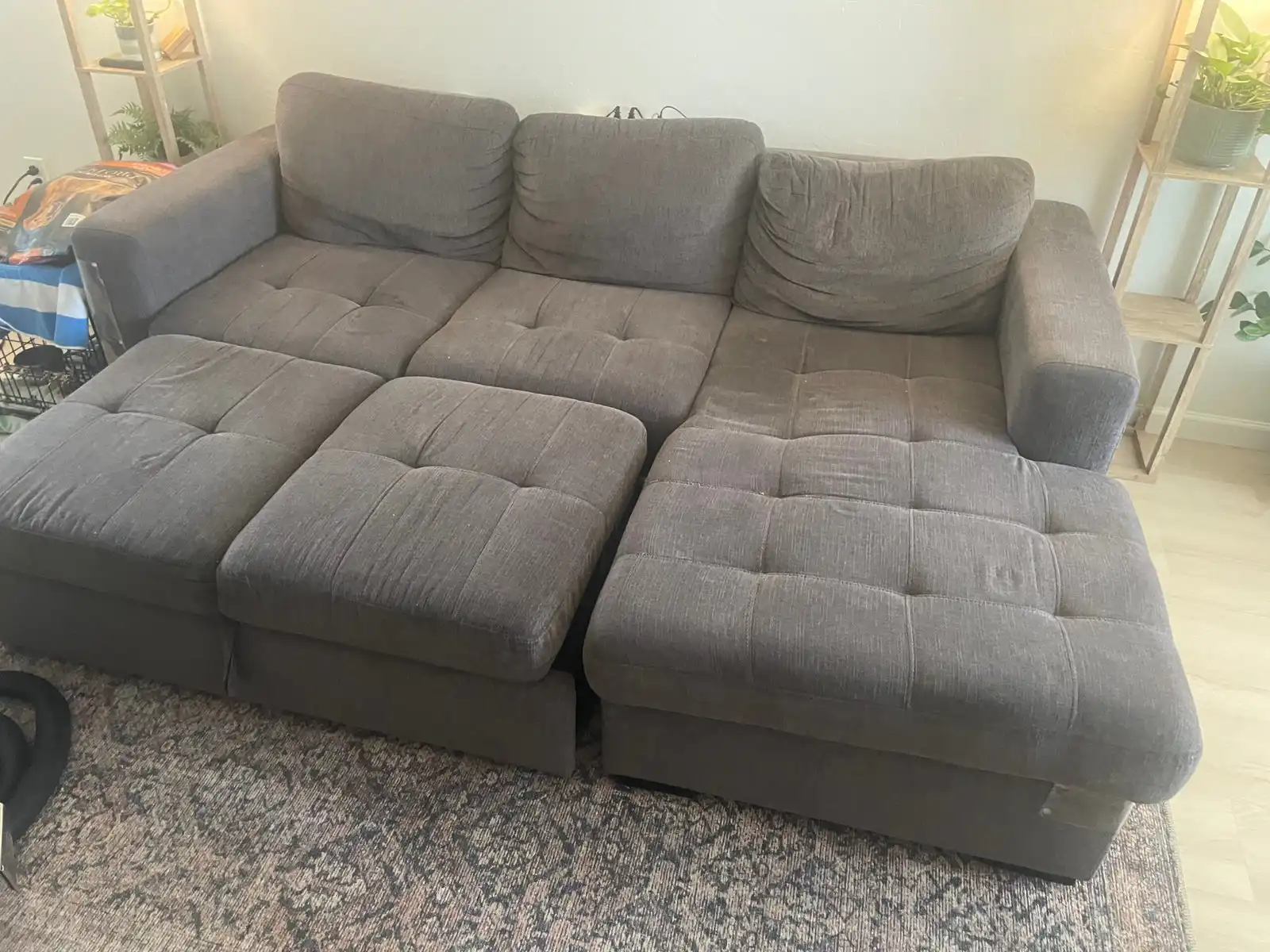 Before and after cleaning results