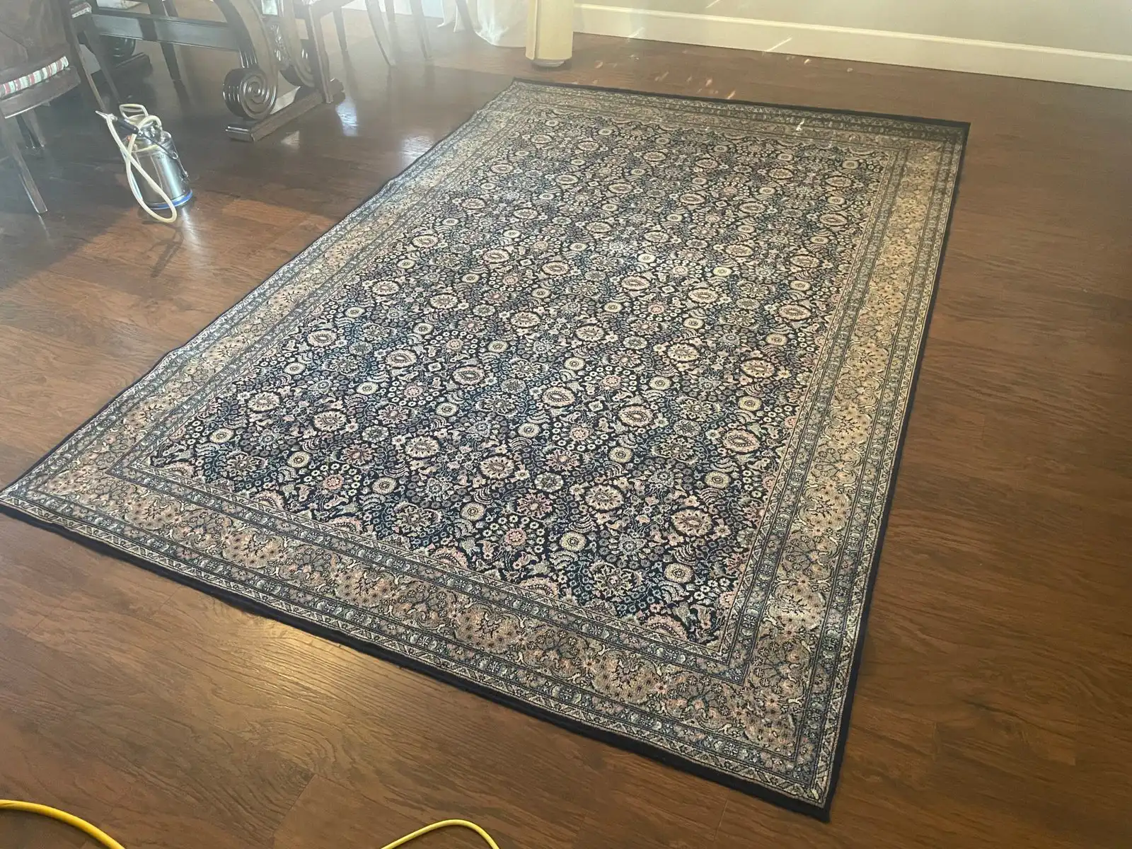Before and after cleaning results
